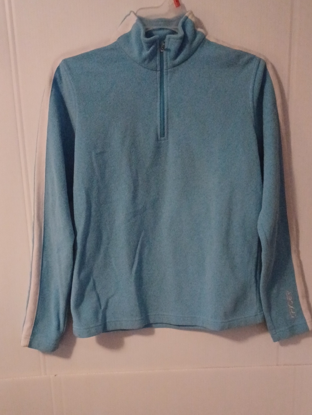 SPYDER Blue 1/4 Zip Pullover Women's Fleece Jacket  Size 6